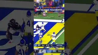 Justin Fields FIRST vs LAST Touchdown as a Bear..🙁🥺 #shorts