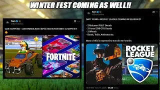 *НОВИНКА* Daft Punk появится в Rocket League, а Toppers и Antennas появятся в Fortnite и Winter F...