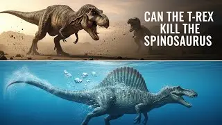 CAN THE T-REX DEFEAT THE SPINOSAURUS? #trex #spinosaurus #prehistoric #documentary