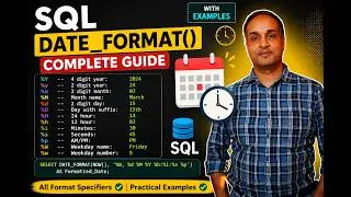 Format Any Date in SQL | DATE_FORMAT