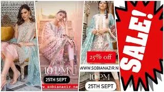 SOBIA NAZIR SALE | LATEST LAWN COLLECTION | GRAND LAWN SALE | LAWN 2020