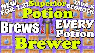 The New Superior Potion Brewer For Java & Bedrock!!! (Easy & Simple) [Minecraft Java & Bedrock 1.21]