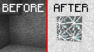 Minecraft UHC but stone is replaced with COBWEBS...?
