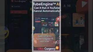 Tube Engine AI Review 2025 🔥 | The AI Tool That Builds YouTube Channels FOR You!  #ai #shorts