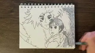 QuickDraw - Wizard Howl and Sophie Part 2