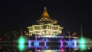 Sarawak River Waterfront Lightshow