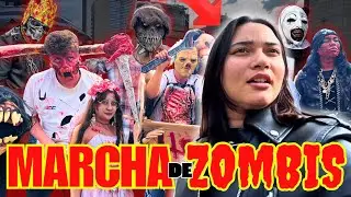 ASI FUE mi PRIMERA VEZ en la *marcha zombie* de la CIUDAD DE MEXICO 🇲🇽 2024