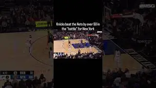 Knicks killed the Nets#nba #ball #bball #basketball #nbabasketball #nbamemes #knicks #newyorkknicks