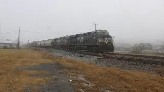Norfolk Southern 123 rolling into Rockwood Tennessee for A meet 