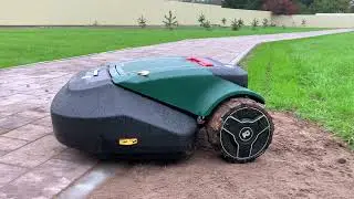 Robomow RS625Pro, 635Pro. Установка и настройка. Переход в доп зону, когда дорожка выше газона.