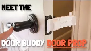 Door Buddy Door Prop for Cats - Easiest Cat Door Latch Holder to Keep Door Open for Cats