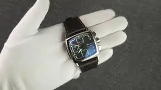 Bespoke watch strap of calf leather for Sinn Audi Design Model 902 Limited Edition watch