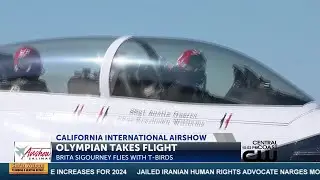 Central Coast Olympian says skies the limit after flying over home county in a USAF ...
