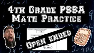 4th Grade PSSA Math Help - Open Ended Example (Time, Area, Conversions, Mass)