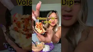 🔥Spicy Volcano 🌋 Dip🔥 Publix #foodie #spicy #crabdip #volcano #shorts