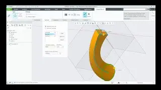 Creo sheet metal ll How to create Swept blend in creo ll hindi language ll 
