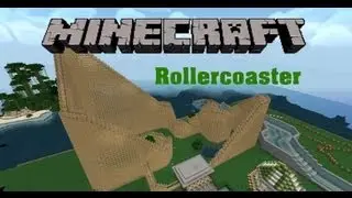 Minecraft Wooden Rollercoaster