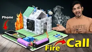 Fire, Smoke & Gas Detection with Emergency Call | Best Winning Project