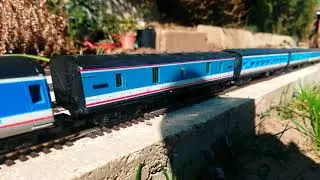 03 - Rail Cam on a sunny day on the Strawberry Line garden railway