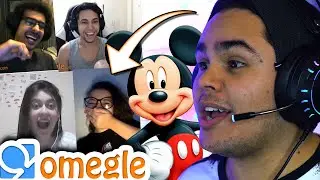 IMITANDO O MICKEY MOUSE NO OMEGLE!