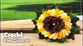 FLOR GIRASSOL EM CROCHÊ com Maria José - Programa Arte Brasil - 31/08/2017