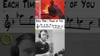 Each Time I Think Of You Pepper Adams Solo Transcription #jazz #saxophone #baritonesax
