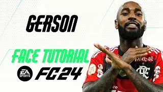 EA FC 24 - GERSON FACE TUTORIAL + STATS [FLAMENGO].