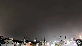 【Insta360X5】2026/1/2(金)千葉県で雪が降る（32倍速）