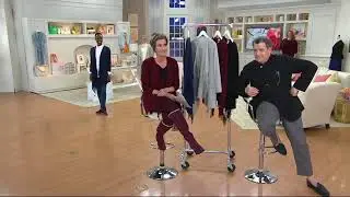Isaac Mizrahi Live! 2-Ply Cashmere Open Front Fringe Cardigan on QVC