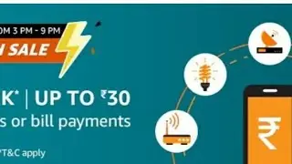 Free Recharge!Amazon Flash Sale 16th March 2020 Only! Update Only No Voice Record!