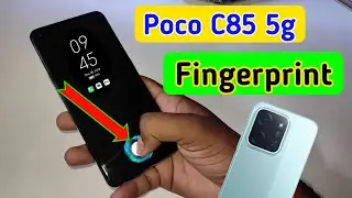 Poco c85 5g display fingerprint setting/Poco c85 5g fingerprint screen lock/fingerprint sensor