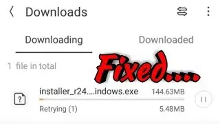 How to fix retrying or failed download problem in UC Browser with Firing Air