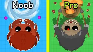 Mope.io WORST ANIMALS CHALLENGE! New Updated Challenge NOOB vs PRO Animals in Mope.io