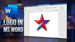 Star Gold Logo in MS Word | Complete Step by Step Tutorial