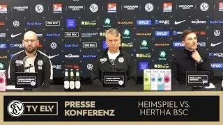 TVELV // Pressekonferenz - SV Elversberg vs. Hertha BSC / 4:0