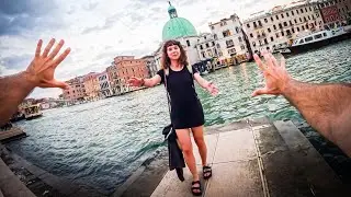 ESCAPING CRAZY NAUGHTY ITALIAN GIRL IN LOVE (Parkour POV Chase in Venecia)