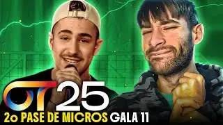 REACCION a GUILLE - El roce de tu piel | SEGUNDO PASE DE MICROS GALA 11 | OT 2025 #OT2025