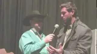Reality television star Hayden Moss talks with Jason Hetland (corrected)