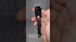 Fitur AOD Mi Band 7 #miband7 #alwaysondisplay