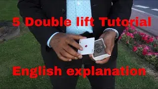 Easy double lift card trick, Tutorial by Magician Iqbal