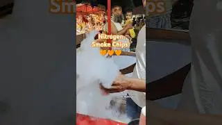 Nitrogen Smoke Chips || Smoke Chips || Street Food || Be With Sadia #shorts #food #chips #ytshorts