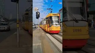 UNIQUE TRAM IN WARSAW POLAND SHORT #shorts #viralvideo #trending #shortvideo #youtubeshorts #ytshort