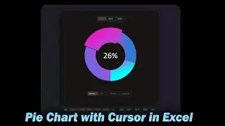 Как создать интерактивную круговую диаграмму с курсором в Excel для динамических панелей мониторинга