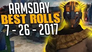 Destiny: Gunsmith Armsday Rolls July 26th 2017
