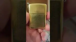 Zippo lighter stripped