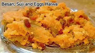 Besan and Andy ka halwa | Besan halwa | Suji Besan and Andy halwa | by Mr. Taste Food 