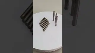 Tungsten alloy rod for counterweight