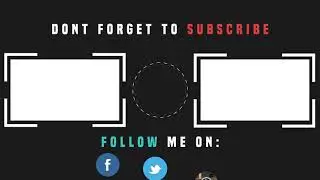 Free Outro for Youtube || No COPYRIGHT
