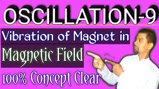 Oscillation-9-Magnet vibrating in uniform magnetic field,Vibration of magnet,Angular SHM of magnet
