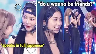 Sakura coaching Eunchae to speak in full Japanese, Yunjin fangirling over this Japanese group 
